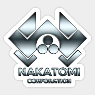 Nakatomi Logo - Silver Sticker